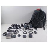 Sony al6000 with sigma 19mm, 60mm, 30mm lens and