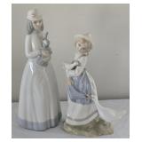 2 made in Spain Figurines tallest 11"