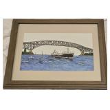 Jim Hutchings 85/300 Framed 22"ï¿½19"