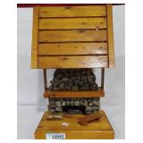Fireplace Style Table Lamp