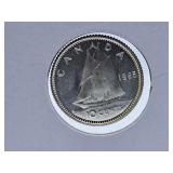 Brilliant Uncirculated 1965 Canada Dime