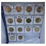 Fourteen Uncirculated Canada Loonies