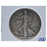 Very Fine 1944 U.S.A. Half-Dollar Coin