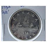 Mint State 1952 Canada One Dollar Coin