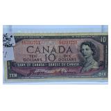 1954 'Devil's Face' Canada Ten Dollar Bill