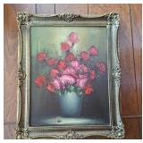 L. Hope oil on canvas floral picture. 20' l x 24'