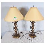 Pair of 30' table lamps
