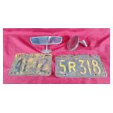 Mopar rearview mirror, 1942 & 1943 Ontario
