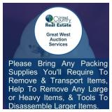 PLEASE BRING HELP!Please Bring Any Packing