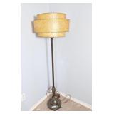 Mid century lamp. 60' high. Shade is 20' wide