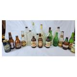 Collection of Alcohol Bottles - Beer & Liquor