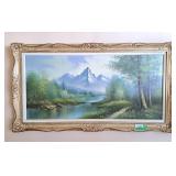 Large Framed Painting - 54'Wx30'H