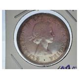 About Uncirculated 1960 Canada One Dollar Coin