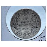Fine 1919 Canada 50 Cent Piece