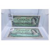 Uncirculated 1954 Canada One Dollar Replacement