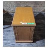 The lane solid wood couch side table with