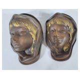 Vintage Beaver Pottery Ceramic Wall Plaque - Made