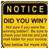 Did you win your bids?