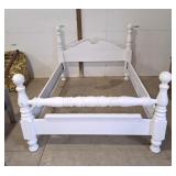 Heavy wooden queen size bed frame