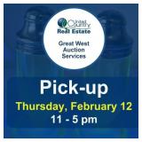 Pickup Thursday, February 12, 2026, at 11-5 pm