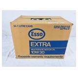 24x 1 litre cans of Esso 10w30 motor oil sealed