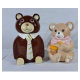 Ceramic Teddy Bear Cookie Jars