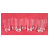 Striped Glass Drinking Glasses