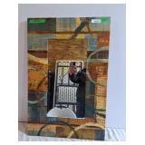 Mirror framed with canvas artwork by Micheal