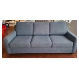 Edge Combe Furniture 3 seat blue sofa with