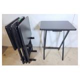 Set of 4 Coaster Fine Furniture black wooden tv