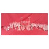 Large Collection of Cornflower Glass - Drinking