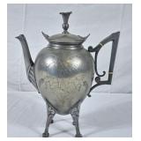 Antique Meriden Silver Plated Teapot