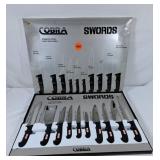 Cobra Swords Stainless Steel Knife Set New in Box