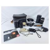 Vintage Konica Autoreflex T Camera w/135mm Lens,