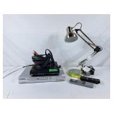 LED Desk Lamp & DVD Players - Tested & Working