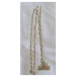 #1 Grandma 10K Gold Pendent 10K Gold Chain