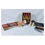 Poodle Figurines, Lobster Claw Cracker, Swanky