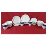 Noritake Fine Porcelain Dinnerware - Four of Each
