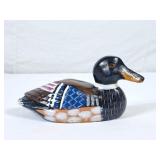 Painted Stone Duck