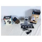 GAF Pana-vue lighted 2x2 slide viewer and IT film