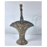 Victorian Brides Basket - Silver Plated 17.5"H