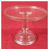 Vintage Glass Cake Stand 7"H - No Chips or Cracks