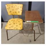 Mid century copper coloured telephone table