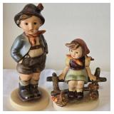 (2) Vintage Hummel Goebel Figurines