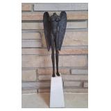 Global Views Bronzed Metal Headless angel statue