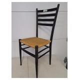 Vintage Chair with Woven Seat