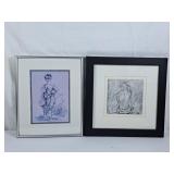 Nude Sketch II Print by Patricia Pinto 13'x13' &