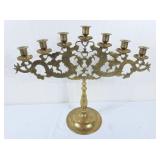 Vintage Brass Chinese ornate Dragon candelabra