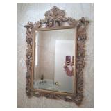 Elegant wall hanging mirror. 21' w x 34' h