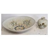 Joseph Panaccy 1995 pottery bowl and vase